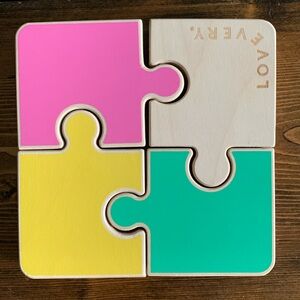 Lovevery Chunky Wooden Jigsaw Puzzle Companion